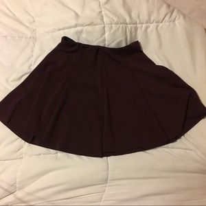 🌿maroon pleated mini skirt🌿